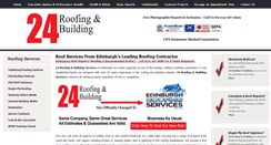 Desktop Screenshot of 24roofingandbuilding.com